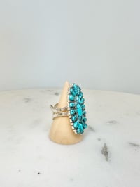 Image 2 of Blue Tribal Ring