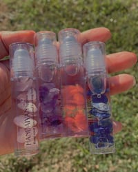 Image 2 of Healing Crystal Stone Lip Oil Clear