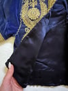 antique ottoman velvet embroidered crop jacket