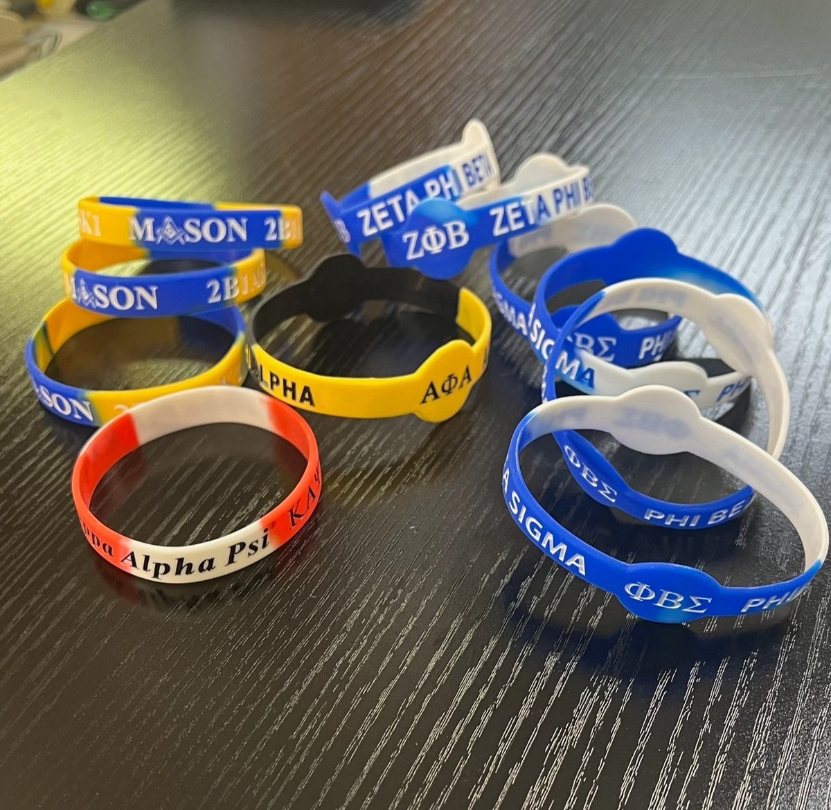 Rubber Wrist Bands Bling On Purpose