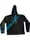 Image of XL Blue Half Reverse Pullover Hoodie