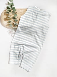 Image 3 of Baby Boy Onesie for Sitter Photoshoot | Jeremy | 9-12 months | blue stripes