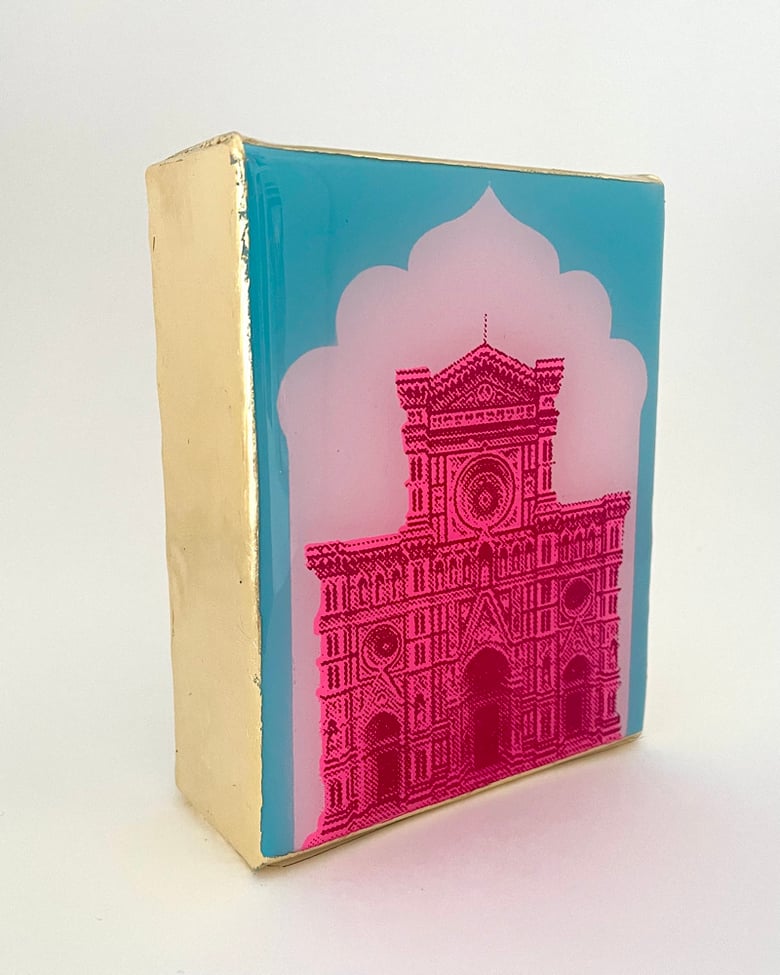 Image of Il Duomo (Firenze) Pink/Blue