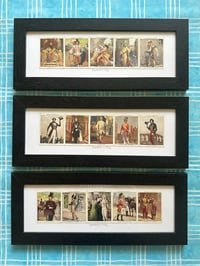 Image 3 of Framed Historical Dandies, collectible cigarette cards issued by John Players and Sons in 1932