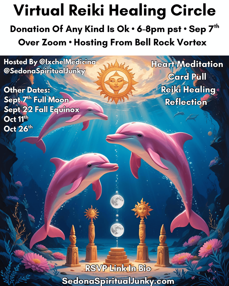 Image of Virtual Reiki Healing Circle For Sept 7