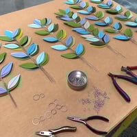 Image 4 of Summery | Stylized Leaf Mobile