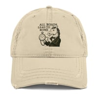 Image 1 of All roads lead to Rome Distressed Dad Hat