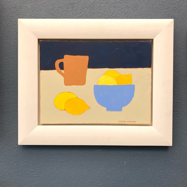 Image of Cup, Bowl and Lemons
