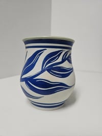 Image 2 of Cup 2 - Cobalt Leaves