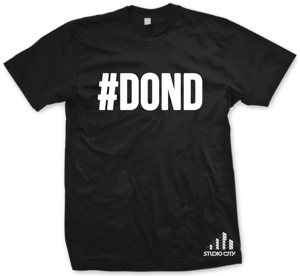 Image of #DOND T-shirt [Black]