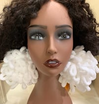 Image 3 of Curly Gurl Puff Earrings 