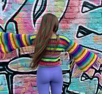 Image 1 of Crochet flare cardigan 6-12