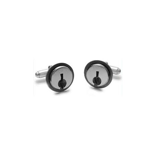 Image of keyhole cufflinks