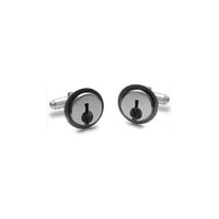 Image 5 of keyhole cufflinks