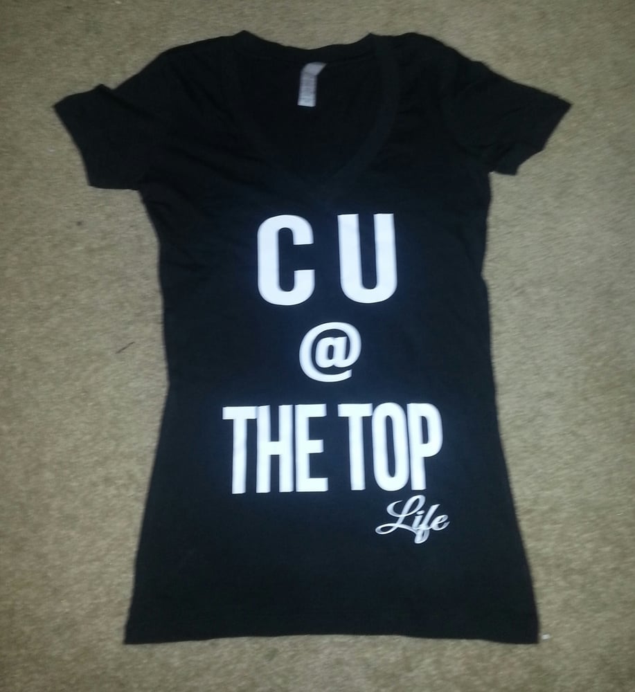 Image of C U @ THE TOP v-neck