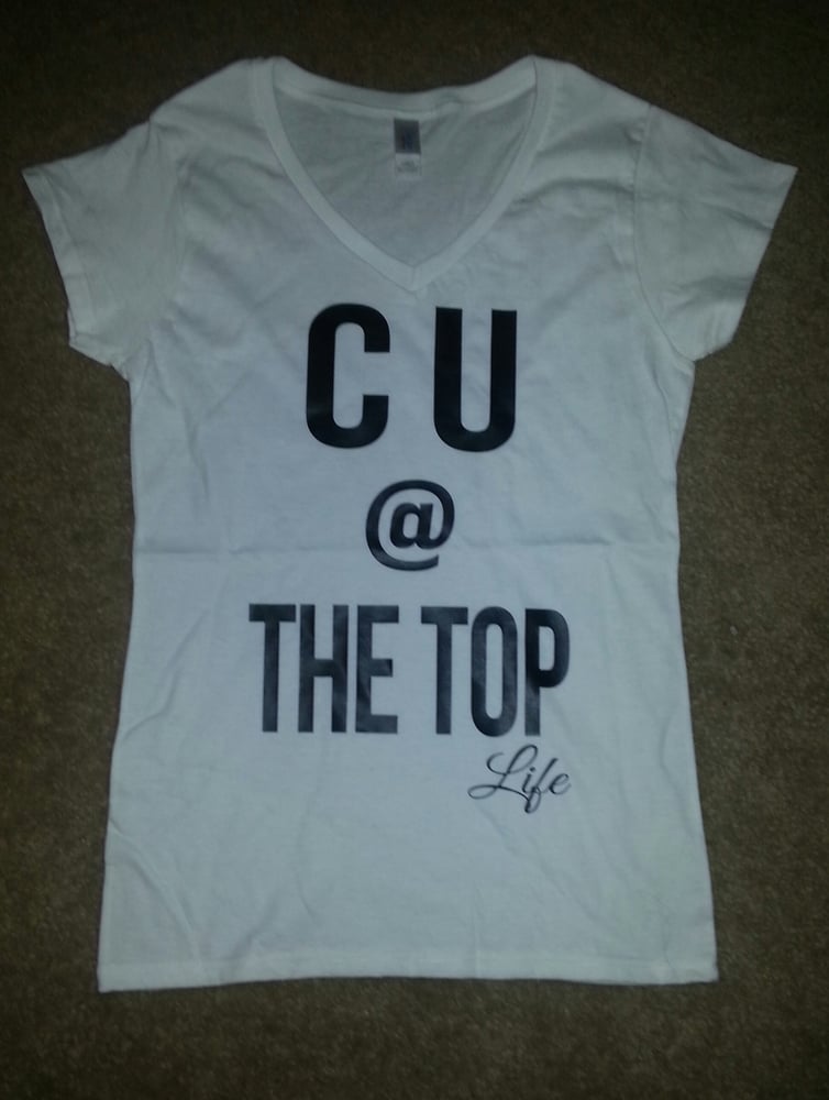 Image of C U @ THE TOP v-neck