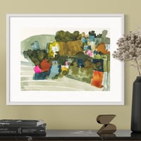 Image 4 of Godolphin fields original unframed watercolour painting 