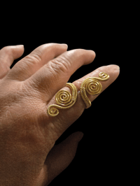 Image 1 of Gold Swirl Ring