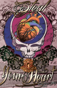 Image of Valentine's Day Special Grateful Dead Themed Poster