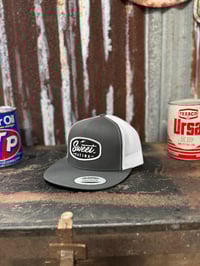 Image 1 of Charcoal/ White Bolt Patch Hat 