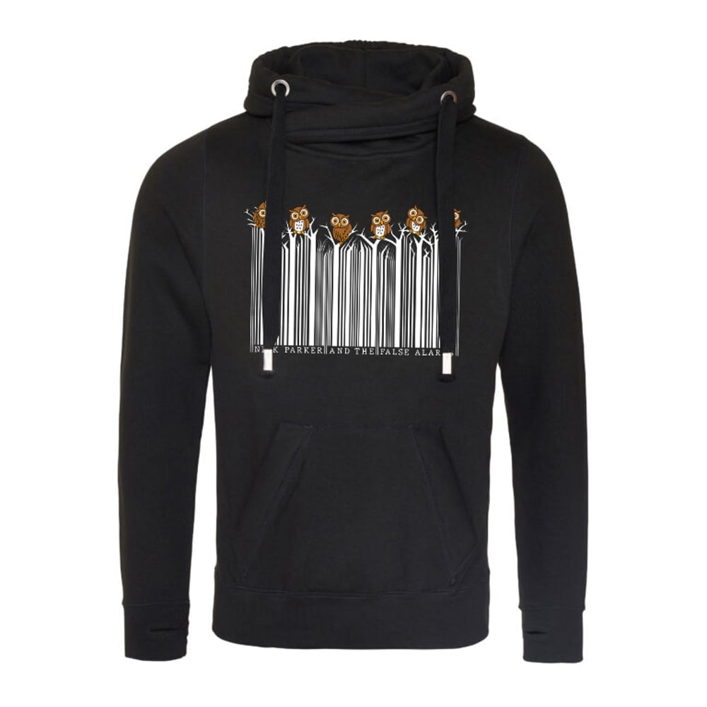 Image of Owl Cross Neck Hoodie
