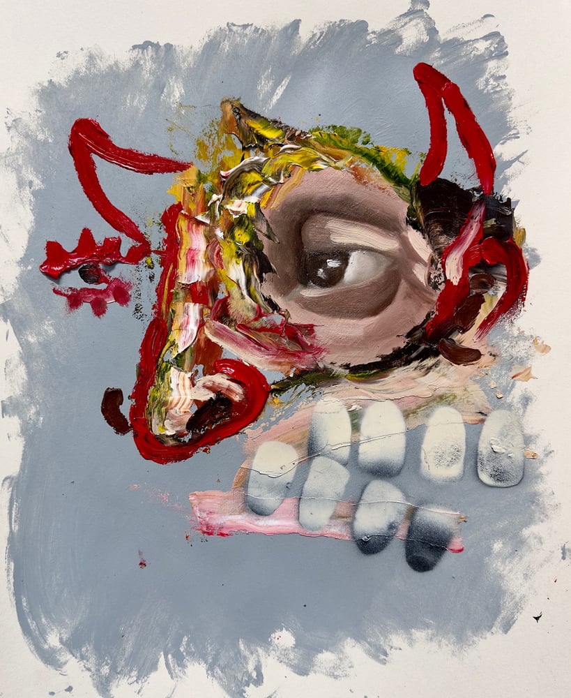 Image of “BAD INTENTIONS” painting