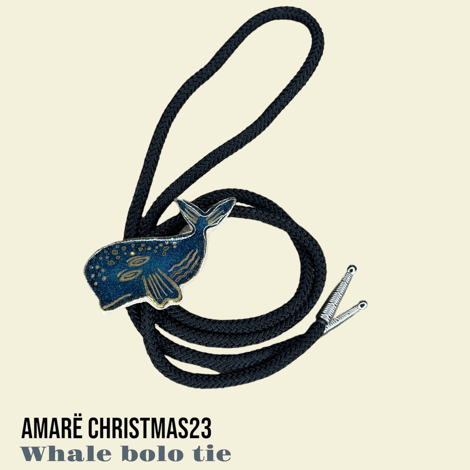 Image of Whale Bolo Tie 