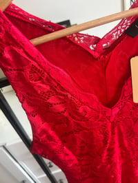 Image 2 of Red lace dress