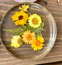 Image 5 of Resin Dried Pressed Flower Coaster