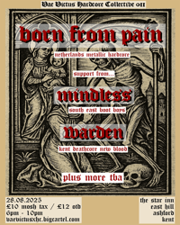 VVxHC 011 - BORN FROM PAIN, MINDLESS, WARDEN
