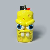 Image 4 of Spooky Sponge 1 Of 1 Clay Lighter Case