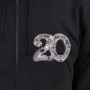 Image of 20th Monster Zip up Hoodie designed by Jeff Rassier 