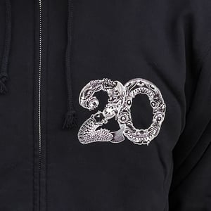 Image of 20th Monster Zip up Hoodie designed by Jeff Rassier