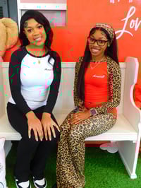 Image 2 of Black & White Long Sleeve Set