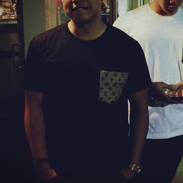 Image of The LV Pocket Tee in Black