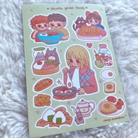 Image 2 of Ghibli Food sticker sheet