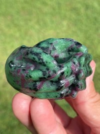 Image 13 of Ruby Zoisite Incense Holder #1792