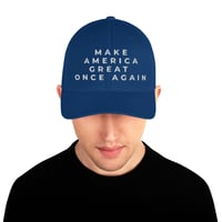 Image 9 of Make America Great Once Again - Trump Vance - Flex Fit Structured Twill Cap