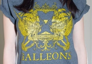 Image of GALLEONS - Ships and Hour Glass Shirt