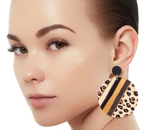 Image of Everything Leopard Earrings