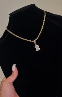 Drip’d n Gold Number Pendant 
