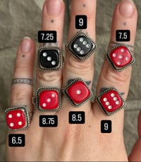 Image 3 of Ready To Ship Dice Rings