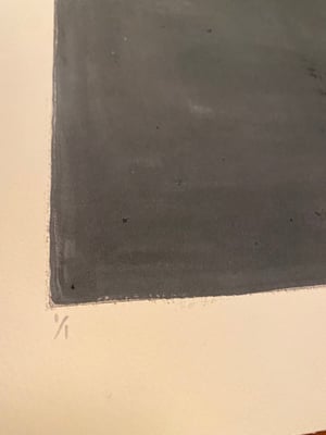 Image of ‘Across The Lake’ monotype 