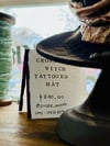 'Crown the Witch'- Tattooed Hat