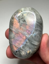 Image 11 of Sunset Labradorite Palm Stone #2885
