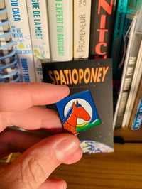 Image of Spatioponey Pin Badge