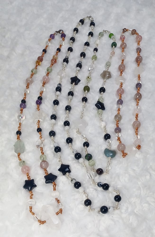 Image of Gaia Earth stone necklace 