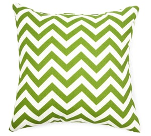 Image of Lime Green Zigzag Pillow
