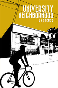Image of university &#x27;hood neighborhood print