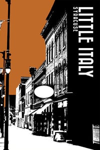 Image of little italy neighborhood print